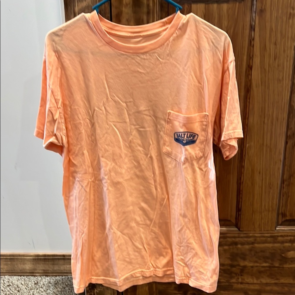 Salt Life Peach Short Sleeve Tee